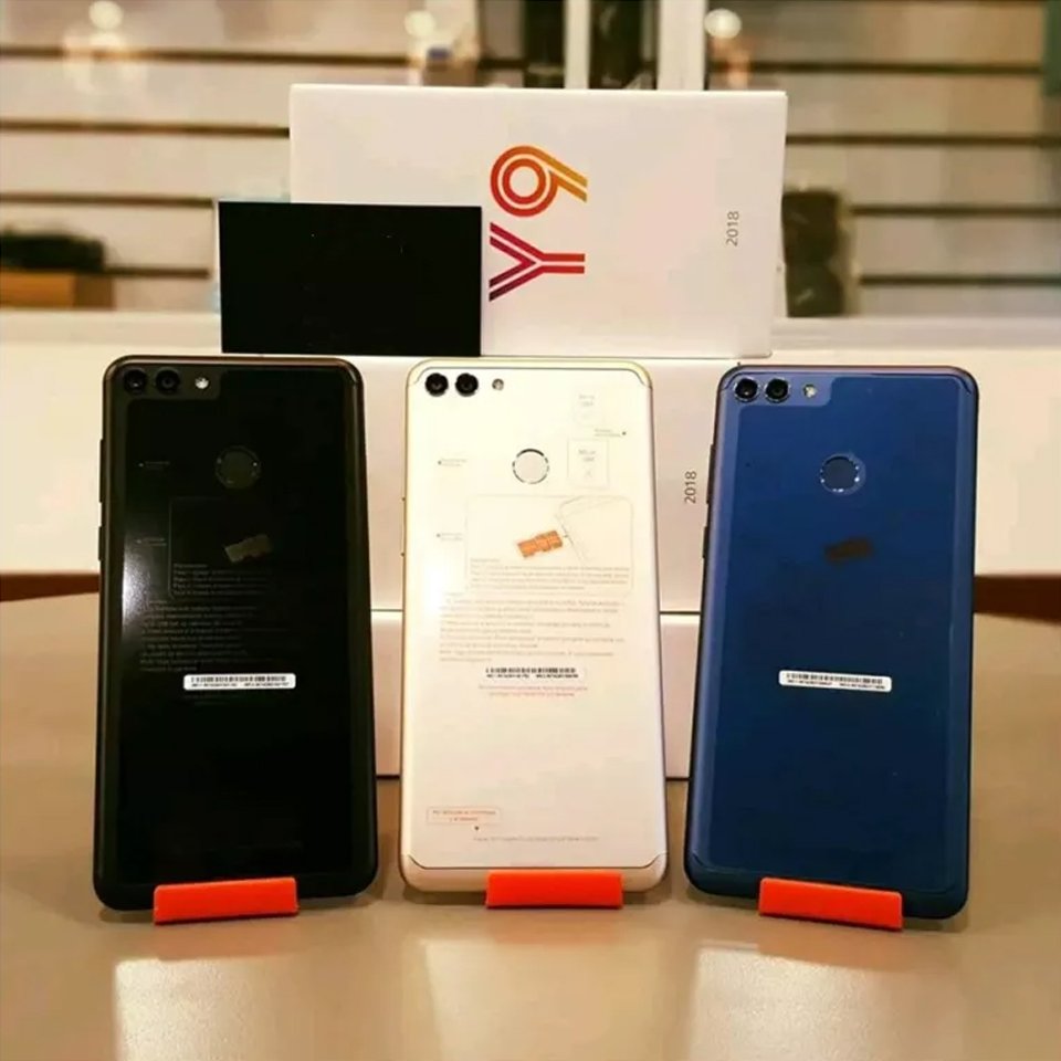 Wholesale Smart Phone 5.93 inches For Huawei Y9 2018 64GB used phone Y6 Y7 Y5 Prime used Mobil phone